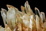 Tangerine Quartz Crystal Cluster - Madagascar #112834-1